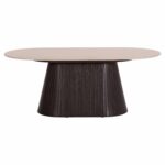 ΤΡΑΠΕΖΙ ΣΑΛΟΝΙΟΥ ΟΒΑΛ CATER HM18321 ΚΕΡΑΜΙΚΟ TOP ΟΨΗ ΤΡΑΒΕΡΤΙΝΑΣ-MDF ΒΑΣΗ 120x60x46Υεκ - Image 3