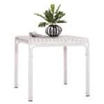 ΤΡΑΠΕΖΙ ΤΕΤΡΑΓΩΝΟ ΑΛΟΥΜΙΝΙΟΥ RACHEL HM6338.02 ΛΕΥΚΟ 80x80x75Υεκ.