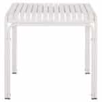 ΤΡΑΠΕΖΙ ΤΕΤΡΑΓΩΝΟ ΑΛΟΥΜΙΝΙΟΥ RACHEL HM6338.02 ΛΕΥΚΟ 80x80x75Υεκ. - Image 3