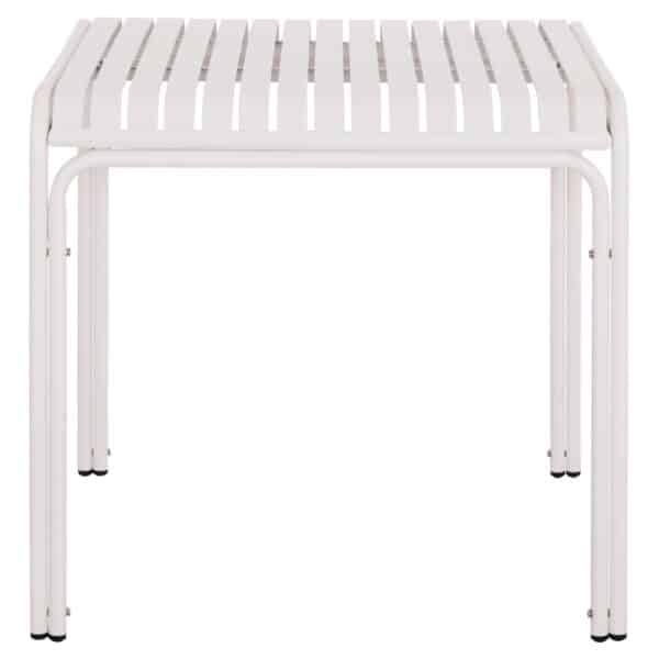 ΤΡΑΠΕΖΙ ΤΕΤΡΑΓΩΝΟ ΑΛΟΥΜΙΝΙΟΥ RACHEL HM6338.02 ΛΕΥΚΟ 80x80x75Υεκ. - Image 3