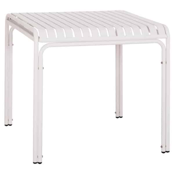 ΤΡΑΠΕΖΙ ΤΕΤΡΑΓΩΝΟ ΑΛΟΥΜΙΝΙΟΥ RACHEL HM6338.02 ΛΕΥΚΟ 80x80x75Υεκ. - Image 4