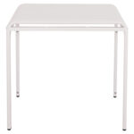 ΤΡΑΠΕΖΙ ΤΕΤΡΑΓΩΝΟ ΑΛΟΥΜΙΝΙΟΥ RACHEL HM6338.02 ΛΕΥΚΟ 80x80x75Υεκ. - Image 5