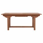 TΡΑΠΕΖΙ ΤΡΑΠΕΖΑΡΙΑΣ ΑΝΟΙΓΟΜΕΝΟ CRANDER HM6376 ΞΥΛΟ TEAK ΣΕ ΦΥΣΙΚΟ 180-240x100x76Υεκ - Image 3