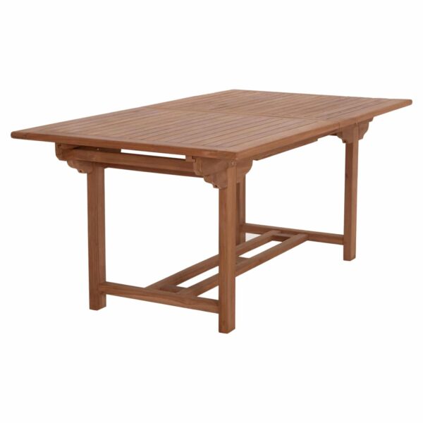 TΡΑΠΕΖΙ ΤΡΑΠΕΖΑΡΙΑΣ ΑΝΟΙΓΟΜΕΝΟ CRANDER HM6376 ΞΥΛΟ TEAK ΣΕ ΦΥΣΙΚΟ 180-240x100x76Υεκ - Image 5