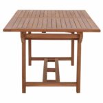 TΡΑΠΕΖΙ ΤΡΑΠΕΖΑΡΙΑΣ ΑΝΟΙΓΟΜΕΝΟ CRANDER HM6376 ΞΥΛΟ TEAK ΣΕ ΦΥΣΙΚΟ 180-240x100x76Υεκ - Image 6