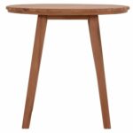 TΡΑΠΕΖΙ ΤΡΑΠΕΖΑΡΙΑΣ ΣΤΡΟΓΓΥΛΟ DANTE HM6379 ΞΥΛΟ TEAK Φ80x75Υεκ. - Image 3