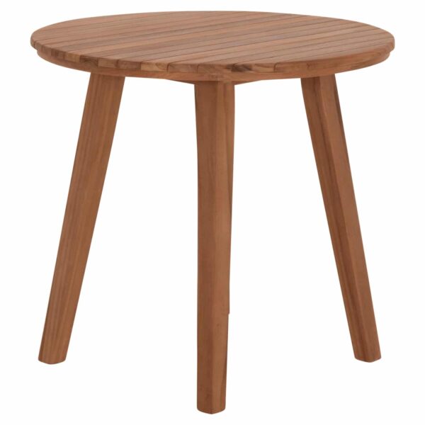 TΡΑΠΕΖΙ ΤΡΑΠΕΖΑΡΙΑΣ ΣΤΡΟΓΓΥΛΟ DANTE HM6379 ΞΥΛΟ TEAK Φ80x75Υεκ. - Image 5