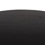 ΤΡΑΠΕΖΙ ΤΡΑΠΕΖΑΡΙΑΣ ΣΤΡΟΓΓΥΛΟ FRANTZ HM9388.02 ΜΑΣΙΦ ΞΥΛΟ MINDI BLACK Φ118x79Υεκ. - Image 6
