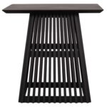 ΤΡΑΠΕΖΙ ΤΡΑΠΕΖΑΡΙΑΣ ΤΕΤΡΑΓΩΝΟ FRANTZ HM9458.02 MINDI ΞΥΛΟ ΜΑΥΡΟ 80x80x78Yεκ. - Image 3