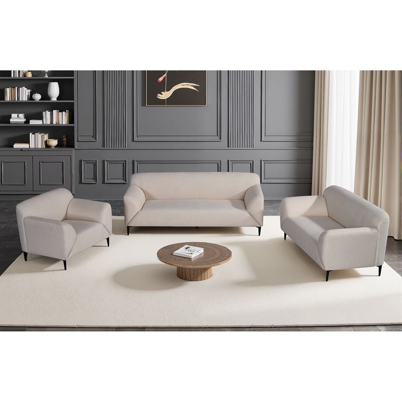 victoria-set-saloni-kathistiko-polythrona-2thesios-3thesios-yfasma-bez-enlarge VICTORIA Set Σαλόνι-Καθιστικό Πολυθρόνα-2Θέσιος-3Θέσιος, Ύφασμα Μπεζ 99x82/150x82/198x82 x H79cm - Image 1