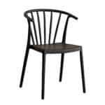 RAYA ΚΑΡΕΚΛΑ ΜΑΥΡΟ 53x51x77.5cm 53-0075