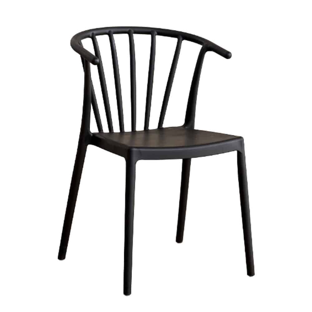 53-0075-0GaR1-first-_1 RAYA ΚΑΡΕΚΛΑ ΜΑΥΡΟ 53x51x77.5cm 53-0075 - Image 1