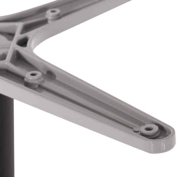 ΒΑΣΗ ΤΡΑΠΕΖΙΟΥ ΑΛΟΥΜΙΝΙΟΥ ΣΤΡΟΓΓΥΛΗ ΓΚΡΙ HM476.20 ΣΤΑΥΡΟΣ 48Χ48εκ Φ45Χ72Υεκ. - Image 6