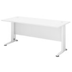 BASIC Γραφείο Απόχρωση Άσπρο 180x80x75cm - Image 5
