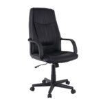 BF1410 Πολυθρόνα Γραφείου Διευθυντή Pu Μαύρο 61x68x104/114cm - Image 13