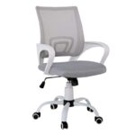BF2101-S Πολυθρόνα-Pro Γραφείου με Ανάκλιση, Βάση Μέταλλο Βαφή Άσπρο, Γκρι Mesh 57x53x86/96cm - Image 11