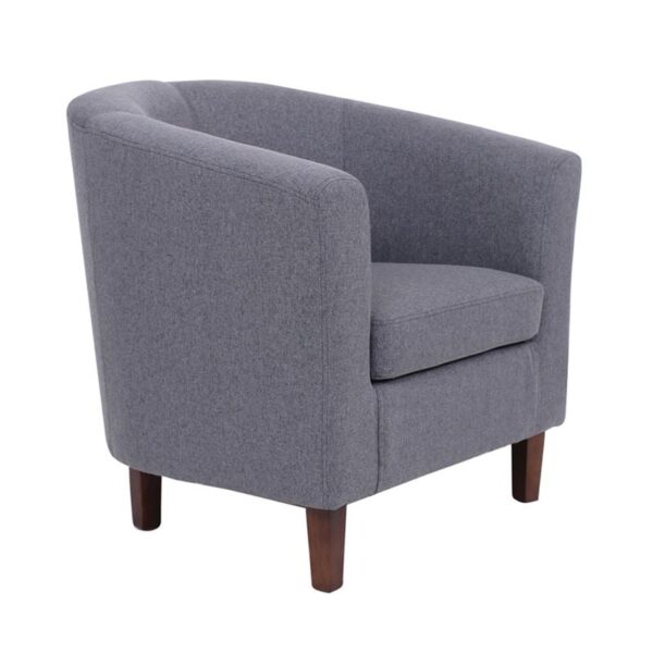 BOGA Πολυθρόνα Σαλονιού Καθιστικού, Ύφασμα Γκρι 75x73x74cm - Image 13