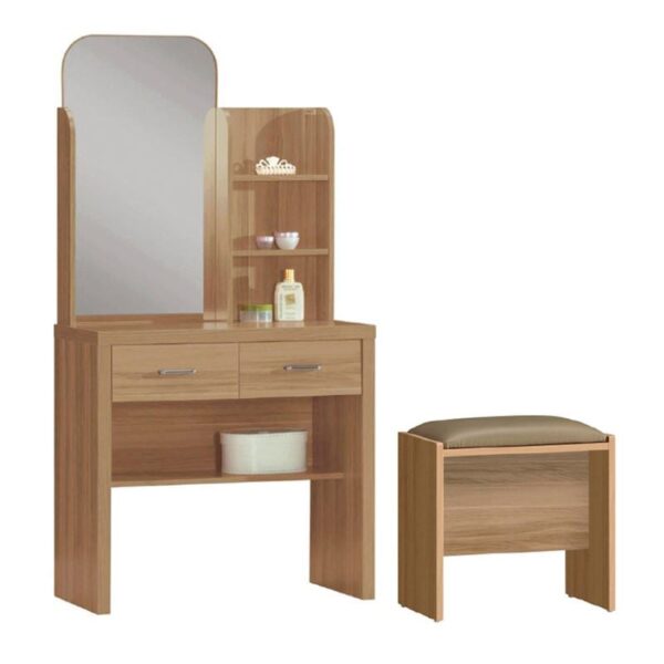 CALIBER Set Τουαλέτα + Σκαμπό Απόχρωση Sonoma Oak 80x39x155cm - Image 5