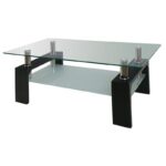 CAMERON Τραπεζάκι Σαλονιού Καθιστικού, Απόχρωση Μαύρο 110x60x45cm - Image 5