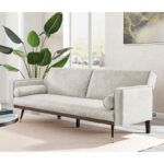 CLICK Καναπές - Κρεβάτι Σαλονιού - Καθιστικού, Ύφασμα Suede Εκρού 192x84x76cm Bed:192x98x37cm - Image 11