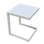 CORTE Βοηθητικό Τραπεζάκι, Μέταλλο Βαφή Άσπρο 35x35x41cm - Image 7
