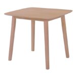 DOM Τραπέζι, Mdf Απόχρωση Oak 90x90x74cm - Image 5