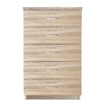 DRAWER Συρταριέρα με 5 Συρτάρια, Απόχρωση Sonoma 60x40x97cm - Image 5