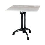 EKO Τραπέζι Τρίνυχο Μαντέμι, Μάρμαρο 70x70x74cm - Image 10