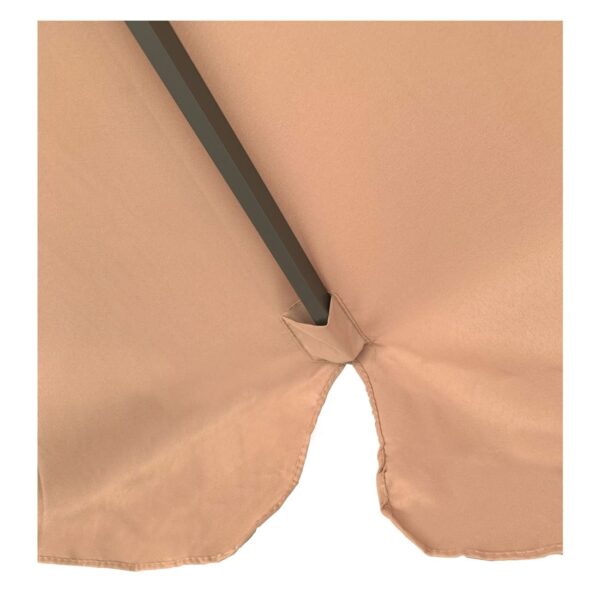 ΟΜΠΡΕΛΑ Αλουμινίου Σκελετός Ανθρακί - Ύφασμα Μπεζ Φ 2m (H 2,2m) - Image 14