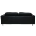 ALAMO Καναπές Σαλονιού Καθιστικού 3Θέσιος - PU Μαύρο 199x85x82cm - Image 23