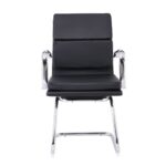 BF4800V Πολυθρόνα Γραφείου Επισκέπτη, Μέταλλο Χρώμιο, PU Μαύρο 55x63x92cm - Image 27