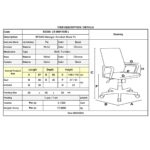 BF4400 Πολυθρόνα Διευθυντή Μέταλλο Χρώμιο - PU Μαύρο 57x62x110/118cm - Image 12