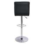 DYLAN Σκαμπό BAR με Πλάτη, Χρώμιο, Pu Μαύρο, Ρυθμιζόμενο Ύψος, Περιστρεφόμενο 40x52x63/97-84/118cm - Image 23