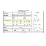 DYLAN Σκαμπό BAR με Πλάτη, Χρώμιο, Pu Μαύρο, Ρυθμιζόμενο Ύψος, Περιστρεφόμενο 40x52x63/97-84/118cm - Image 24