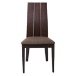 SAMBER Καρέκλα, Οξιά Καρυδί Burn Beech, Ύφασμα Καφέ 50x57x101cm - Image 23