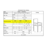 ALEA Wood Πολυθρόνα Τραπεζαρίας Ξύλο, PP Άσπρο 63x62x79cm - Image 12