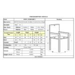 ASTOR Πολυθρόνα Κήπου - Βεράντας, Μέταλλο Βαφή Ανθρακί, Μαξιλάρι Μπεζ 60x77x104cm - Image 24