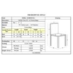 DAFNE Καρέκλα Τραπεζαρίας Κήπου Στοιβαζόμενη, PP Rattan Look UV Protection, Tortora 46x55x85cm - Image 16