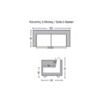 CHESTERFIELD Birmingham Καναπές 2Θέσιος Σαλονιού Καθιστικού, Δέρμα Antique Red 155x91x74cm - Image 12