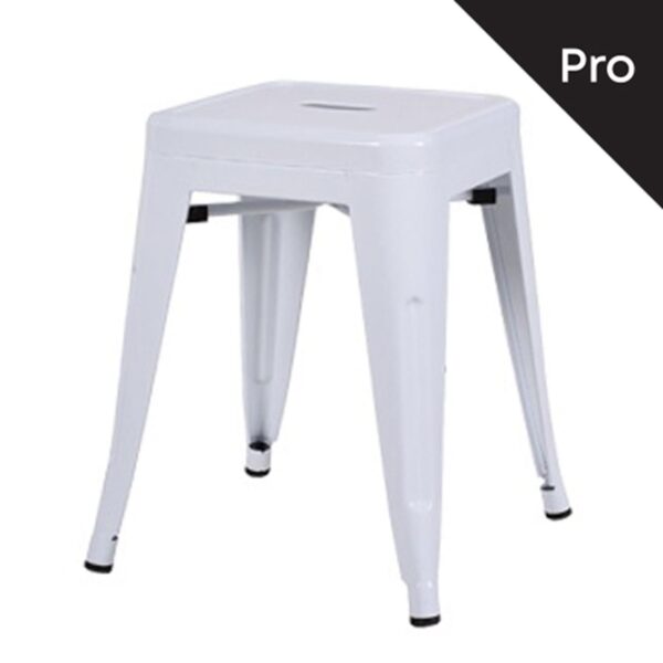 RELIX Σκαμπό-Pro, Στοιβαζόμενο, Μέταλλο Βαφή Άσπρο 39x39x45cm - Image 8