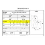 RELIX Wood Καρέκλα-Pro, Στοιβαζόμενη, Μέταλλο Βαφή Antique Black,Κάθισμα Dark Oak 45x51x85cm - Image 12