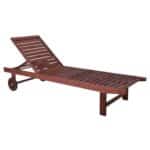 LUGANO Ξαπλώστρα Ξύλο Acacia, Απόχρωση Καρυδί 65x196x32cm - Image 8