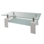 CAMERON Τραπεζάκι Σαλονιού Καθιστικού, Απόχρωση Άσπρο 110x60x45cm - Image 6