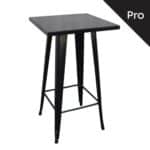 RELIX Τραπέζι Bar-Pro, Μέταλλο Βαφή Antique Black 60x60x101cm - Image 8