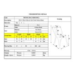 RELIX Wood Καρέκλα-Pro, Μέταλλο Βαφή Antique Black, Απόχρωση Ξύλου Natural Oak 45x51x85cm - Image 12