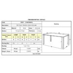 RIO Τραπέζι Κήπου - Βεράντας, Μέταλλο Βαφή Ανθρακί, Γυαλί 150x90x71cm - Image 12