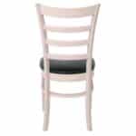 NATURALE Καρέκλα White Wash, Pu Μαύρο 42x50x91cm - Image 23