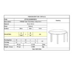 TARGET Τραπεζάκι Βοηθητικό Ξύλο - Γυαλί 8mm Φ 40cm H.41cm - Image 12