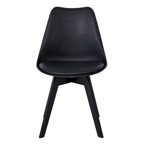 MARTIN-II Καρέκλα PP Μαύρη, Μονταρισμένη Ταπετσαρία 49x56x83cm - Image 15