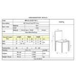 ART Wood Καρέκλα Τραπεζαρίας - Κουζίνας, Πόδια Οξιά, Κάθισμα PET Clear - 1 Step K/D 45x48x81cm - Image 21